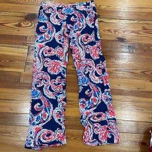 Lilly Pulitzer Medium Cambridge Palazzo Pants womens  needs stitching